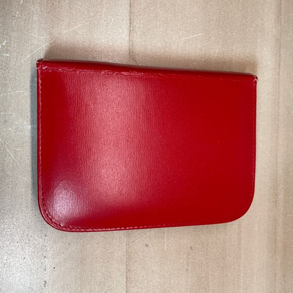 Griffon Leather Red Austrian Playing Cards w Holder Poker Bunco Stardust NuVue - Picture 5 of 7